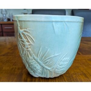 Vintage McCoy Pottery Rustic Pine Cone Planter 1940's